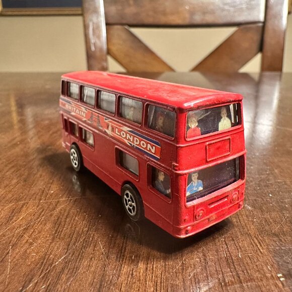 Vintage Corgi Juniors Daimler Fleetline Red London Double-Decker Bus - Picture 2 of 4